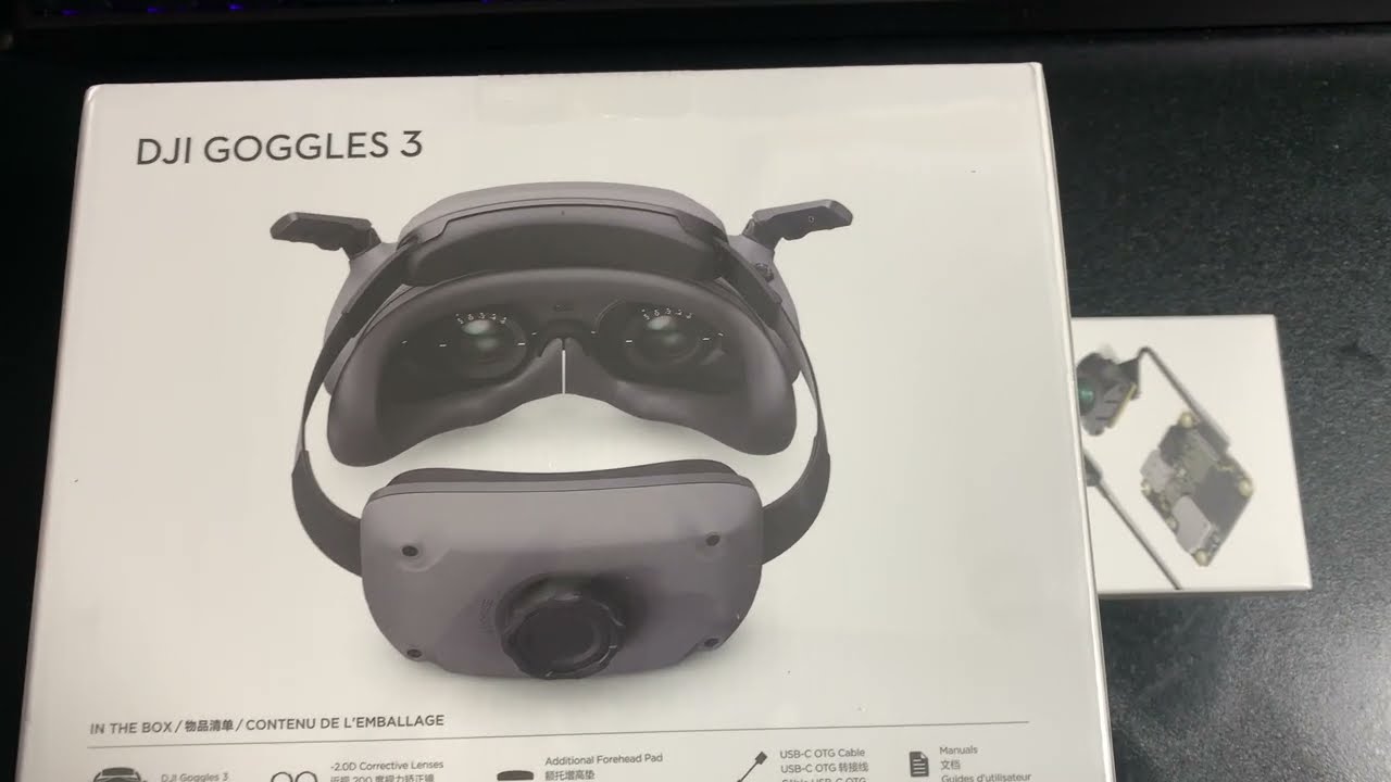 DJI O4 Air Unit and Goggle 3 unboxing