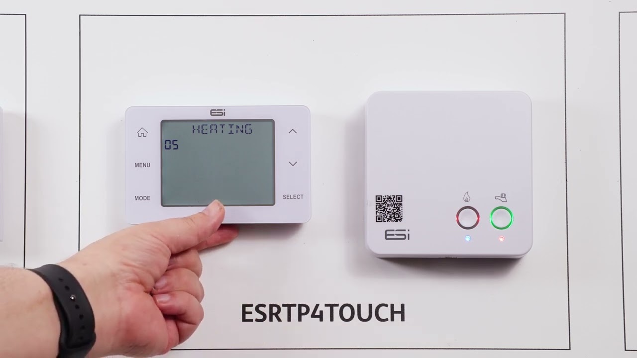 ESRTP4 Touch - Setting A Heating Schedule