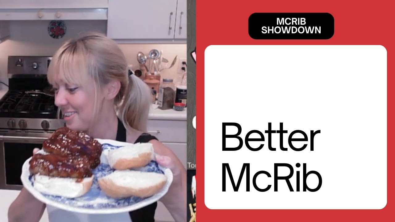 Homemade McRib showdown!
