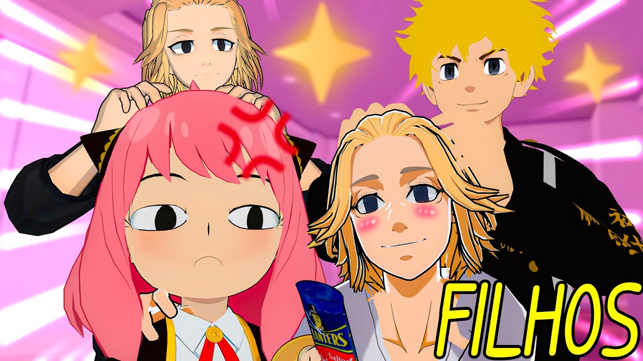 🥰 filho de takemichi e mikey conhecem anya - tokyo revengers vr