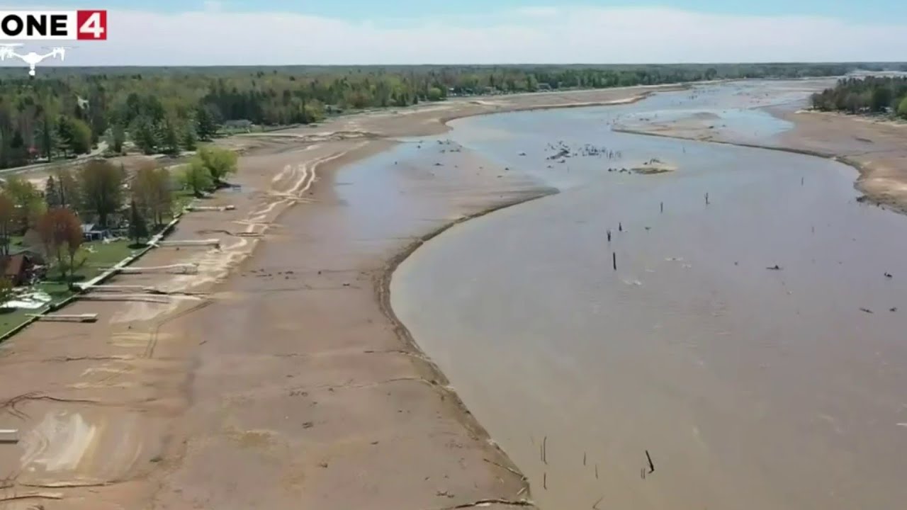 Flooding: Lake Wixom emptied in Edenville