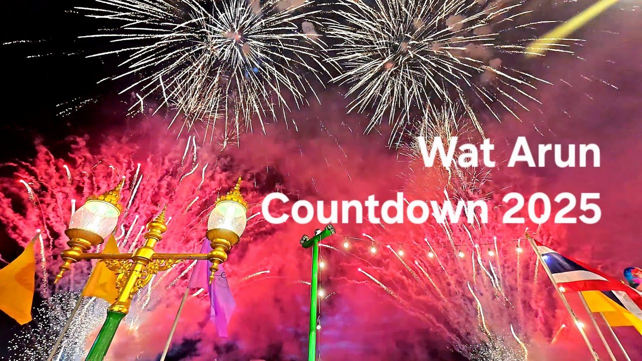 Wat Arun Firework Countdown 2025 (พลุวัดอรุณ ปีใหม่ 2568) (Cut Version)