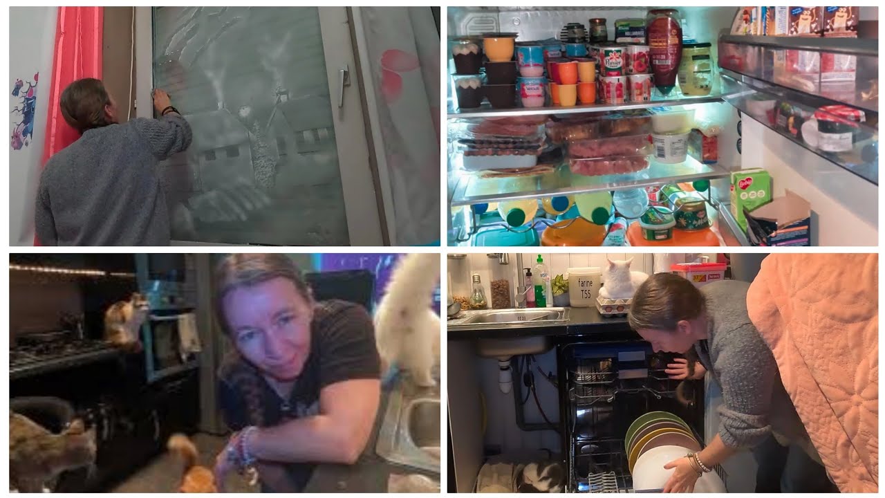 Retirer le dessin .casser un verre cuisine ... mercredi 14 janvier VLOG 💜