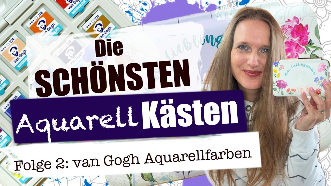 ✨Die SCHÖNSTEN Aquarellkästen | Mia's Lieblingsfarben: Der perfekte Frühlingskasten??! | FOLGE 2