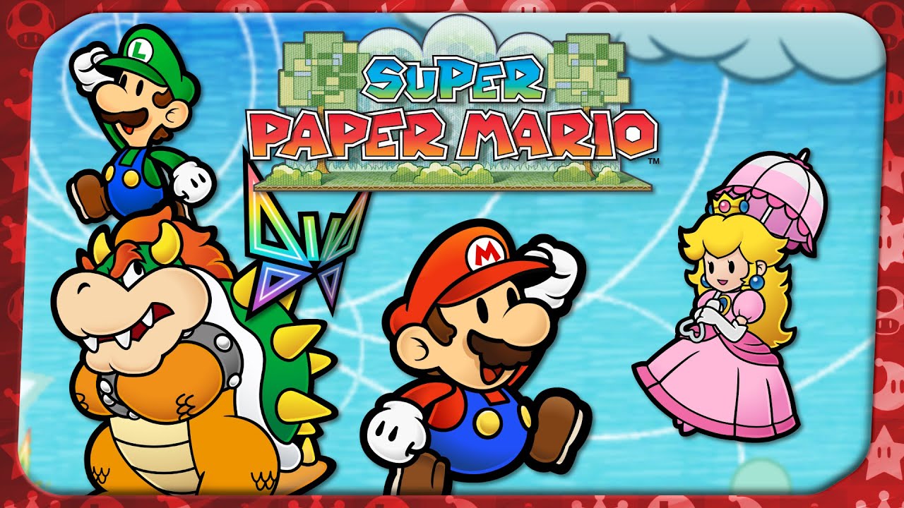 Super Paper Mario ᴴᴰ Full Playthrough 100% (All Collectibles)