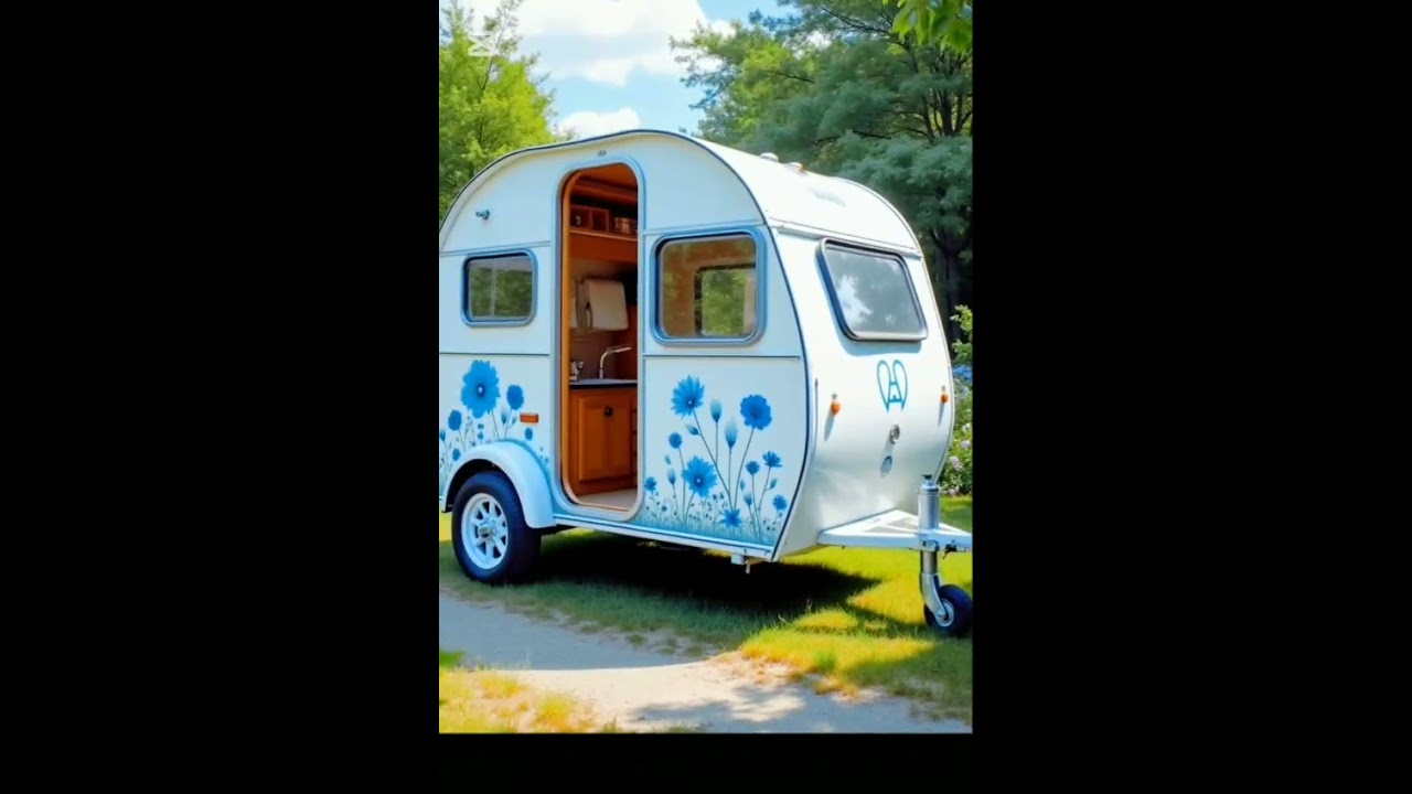 Dreamy White Mini Camper 🤍✨🚐 | Small Size, Big Freedom 🌍 | Future on Wheel