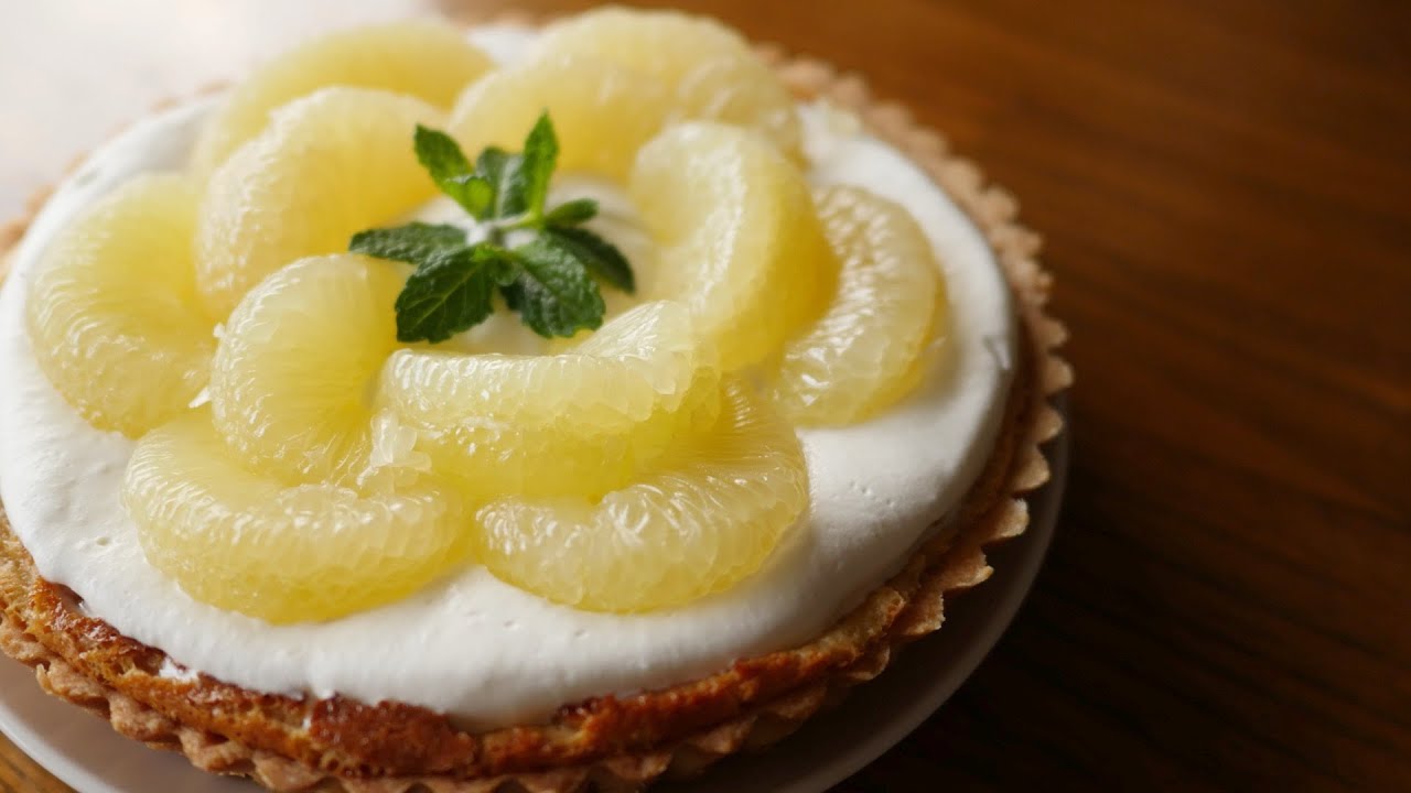 文旦のベイクドチーズタルト［Buntan baked cheese tart］