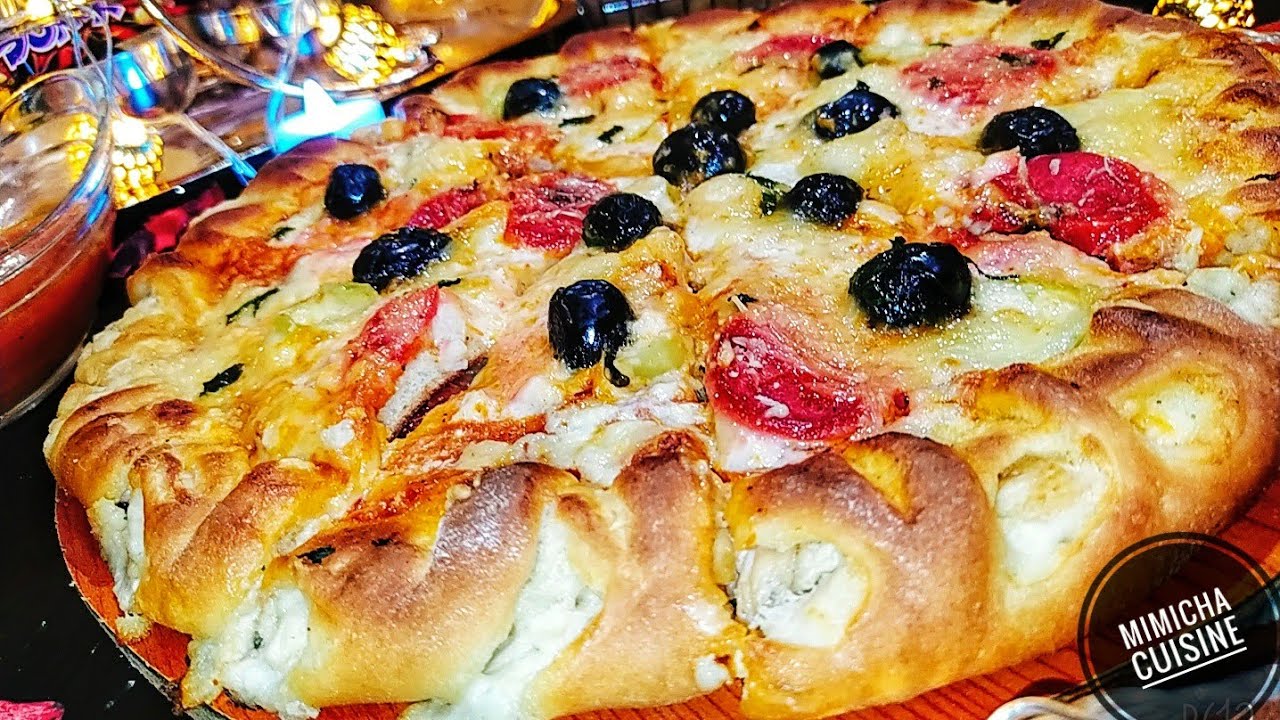 بيتزا دوبل صوص ولا أروع 🍕🍕 وأجمل أمسية مع أختي الغالية⁦♥️⁩