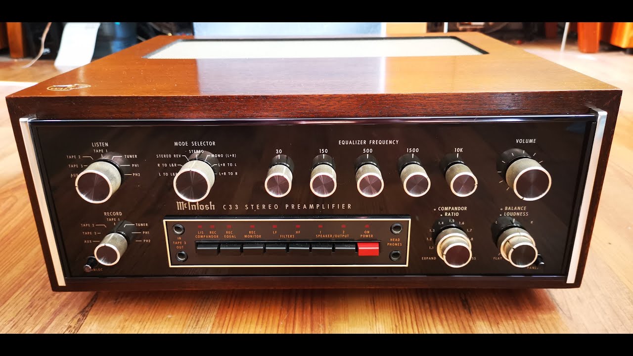 McIntosh C33 Solid State Stereo Preamplifier