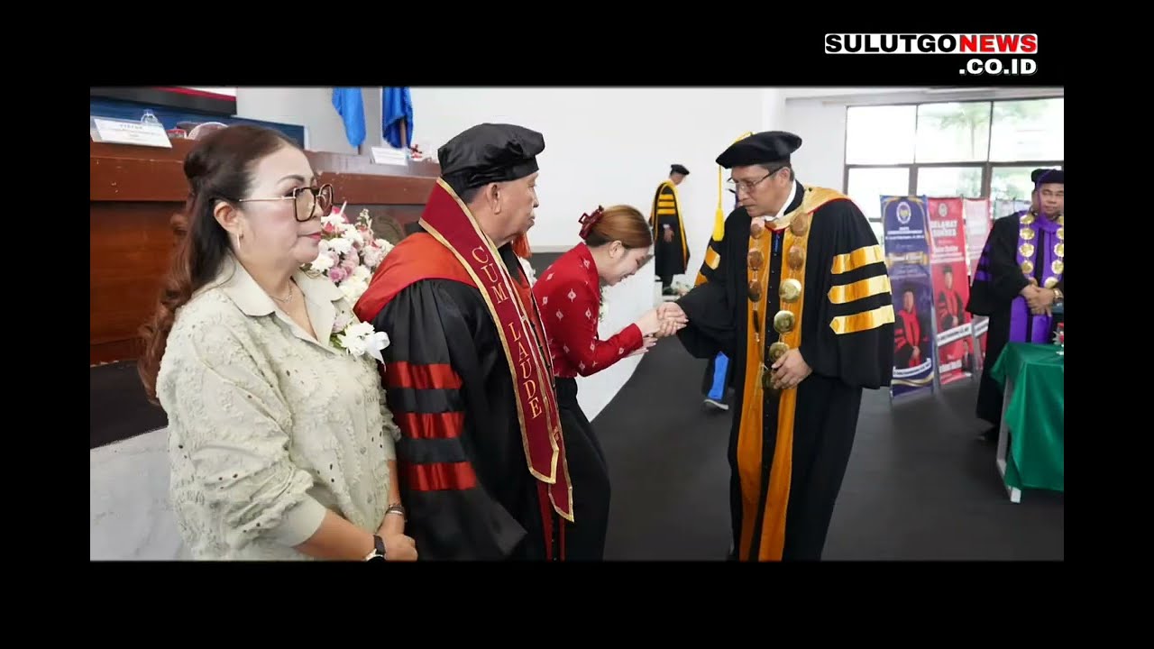 Bupati Minahasa Robby Dondokambey Berhasil Lulus Predikat Cum Laude Dengan Gelar Doktor