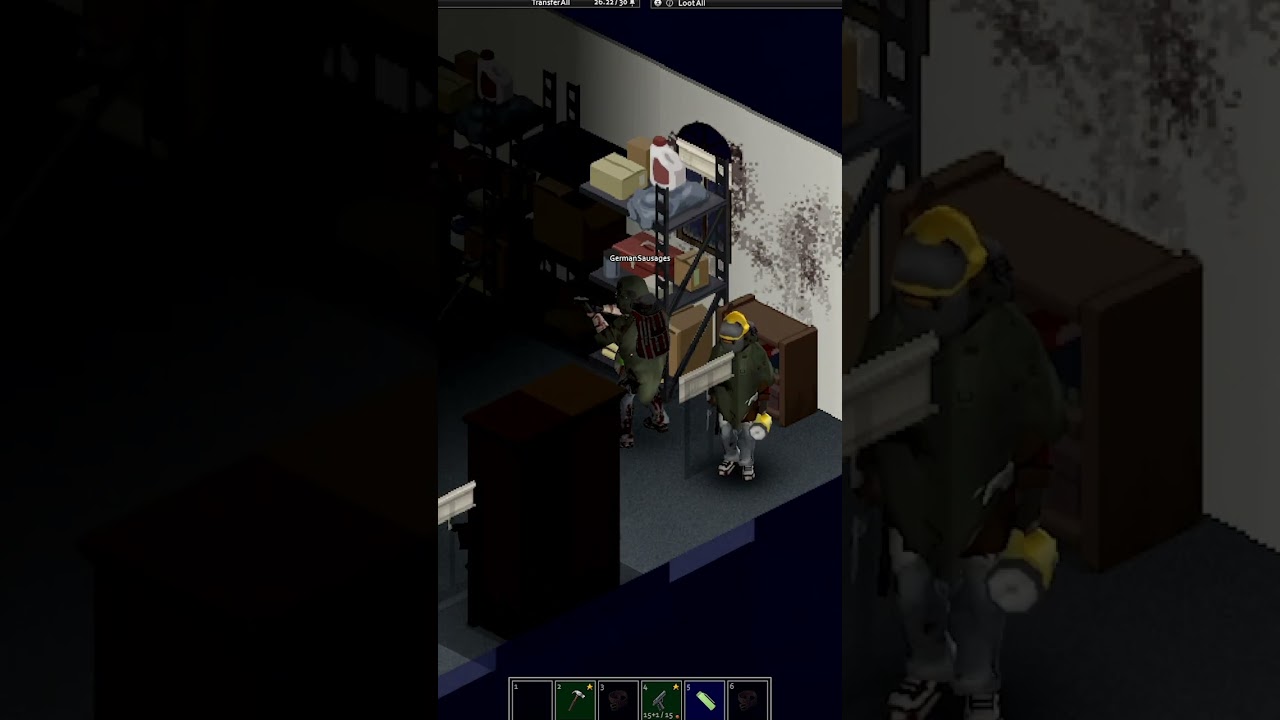 Никто не в безопасности в ночь орды... #projectzomboid #shorts