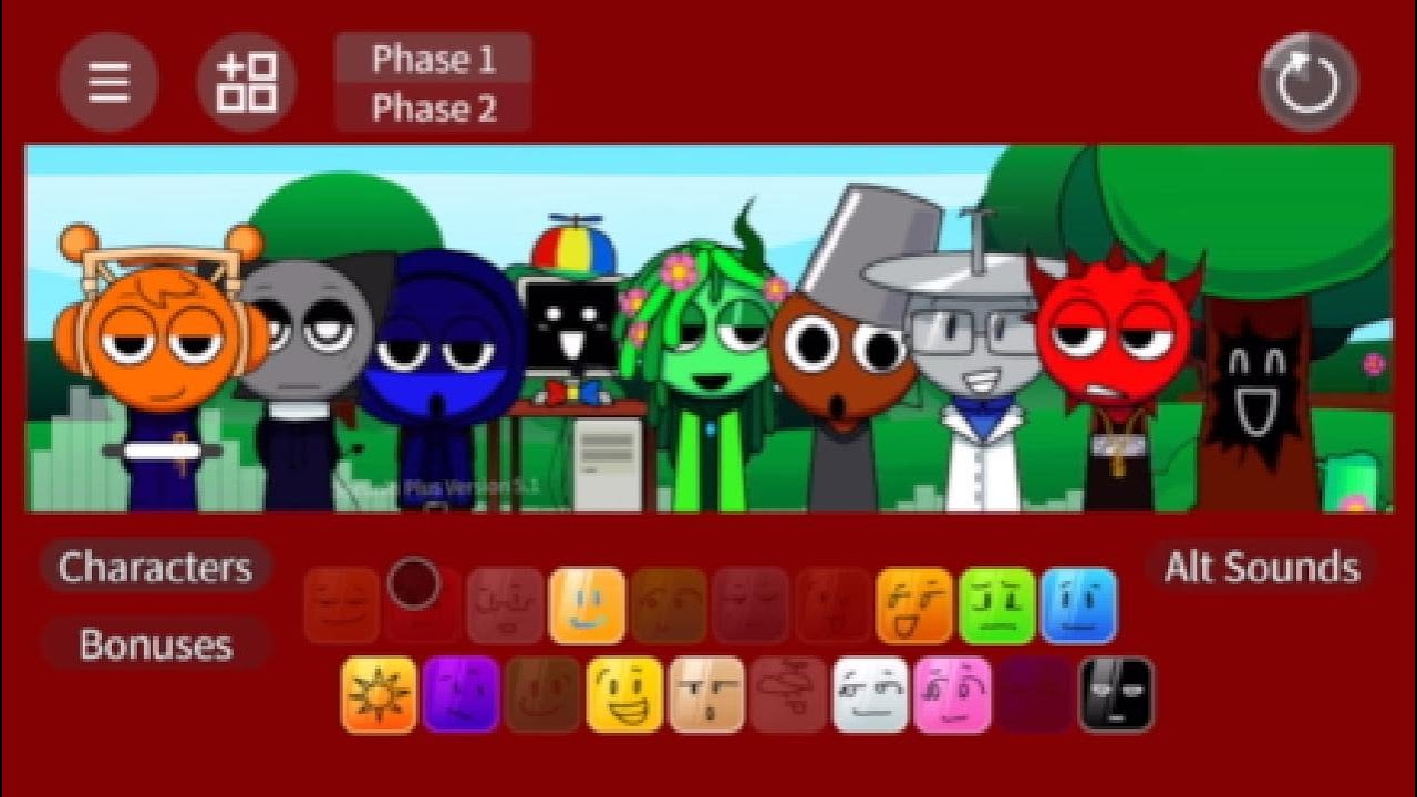 Parodybox sprunki official phase 1 and 2 song