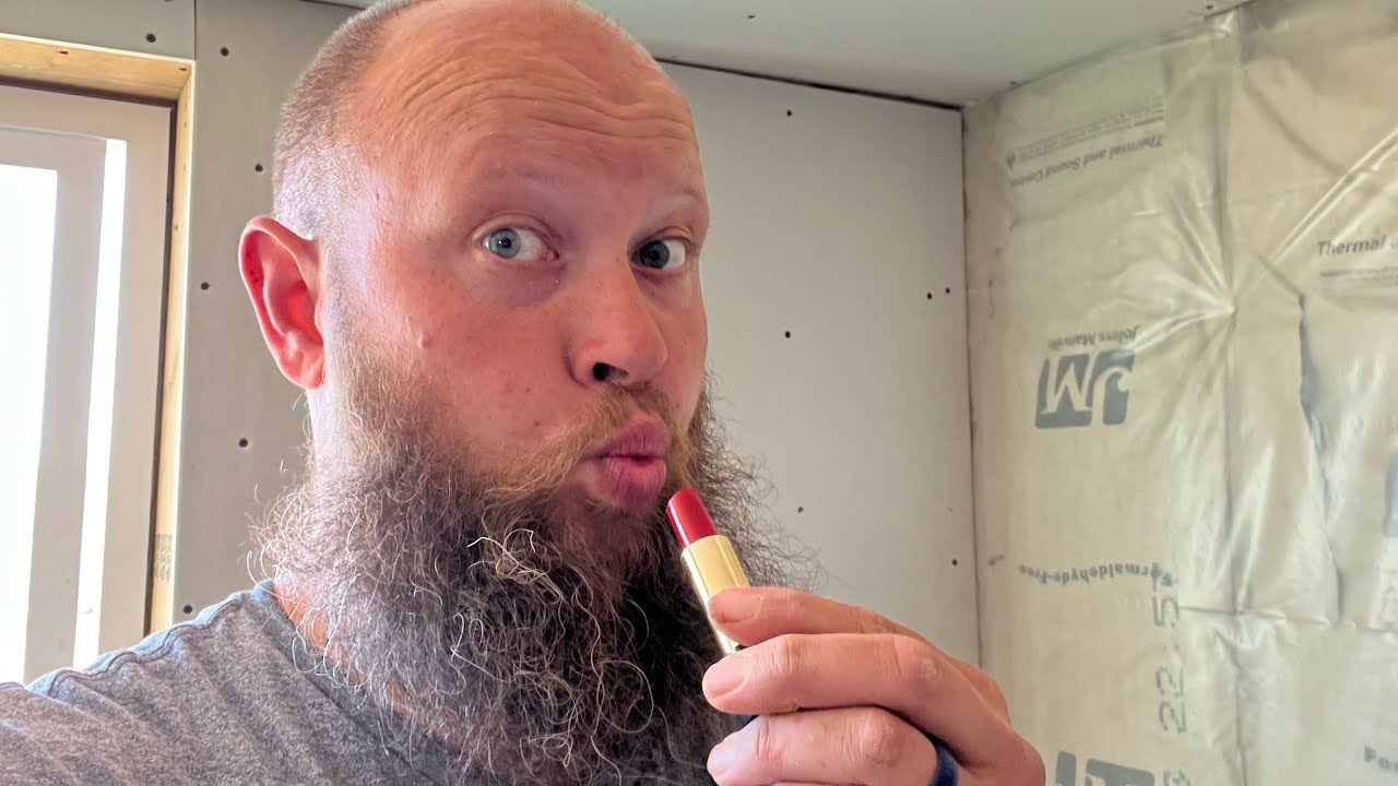 Super easy way to mark where to cut out electrical box in drywall