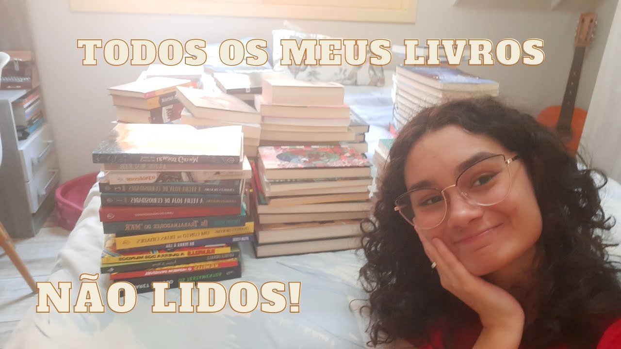 Vou te mostrar TODOS OS MEUS LIVROS NÃO LIDOS | Tour pelos livros que eu comprei e ainda não li