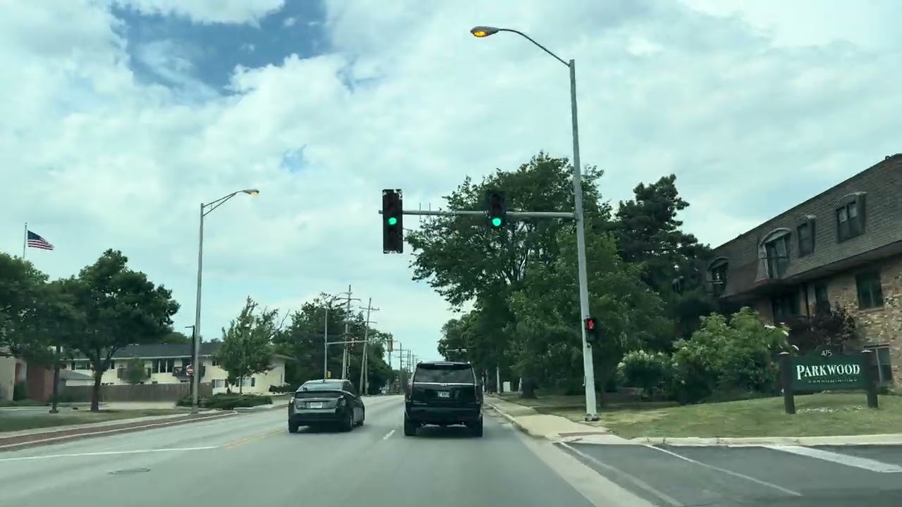 Relaxing drive Westmont, IL 4k