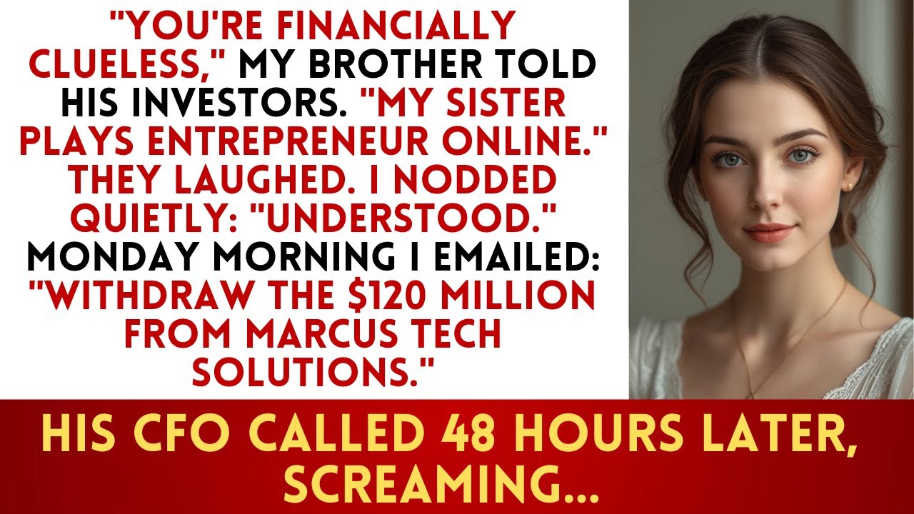 Brother Called Me 'Financially Clueless' - Then His Company Lost Its Anonymous $120M Investor