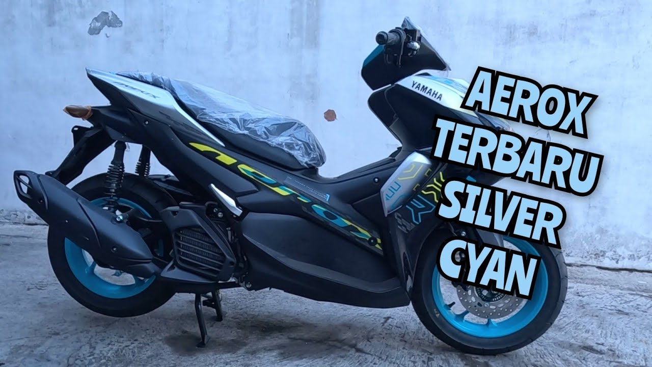NEW ‼️ AEROX 155VV SILVER CYAN | Mewah & Sporty