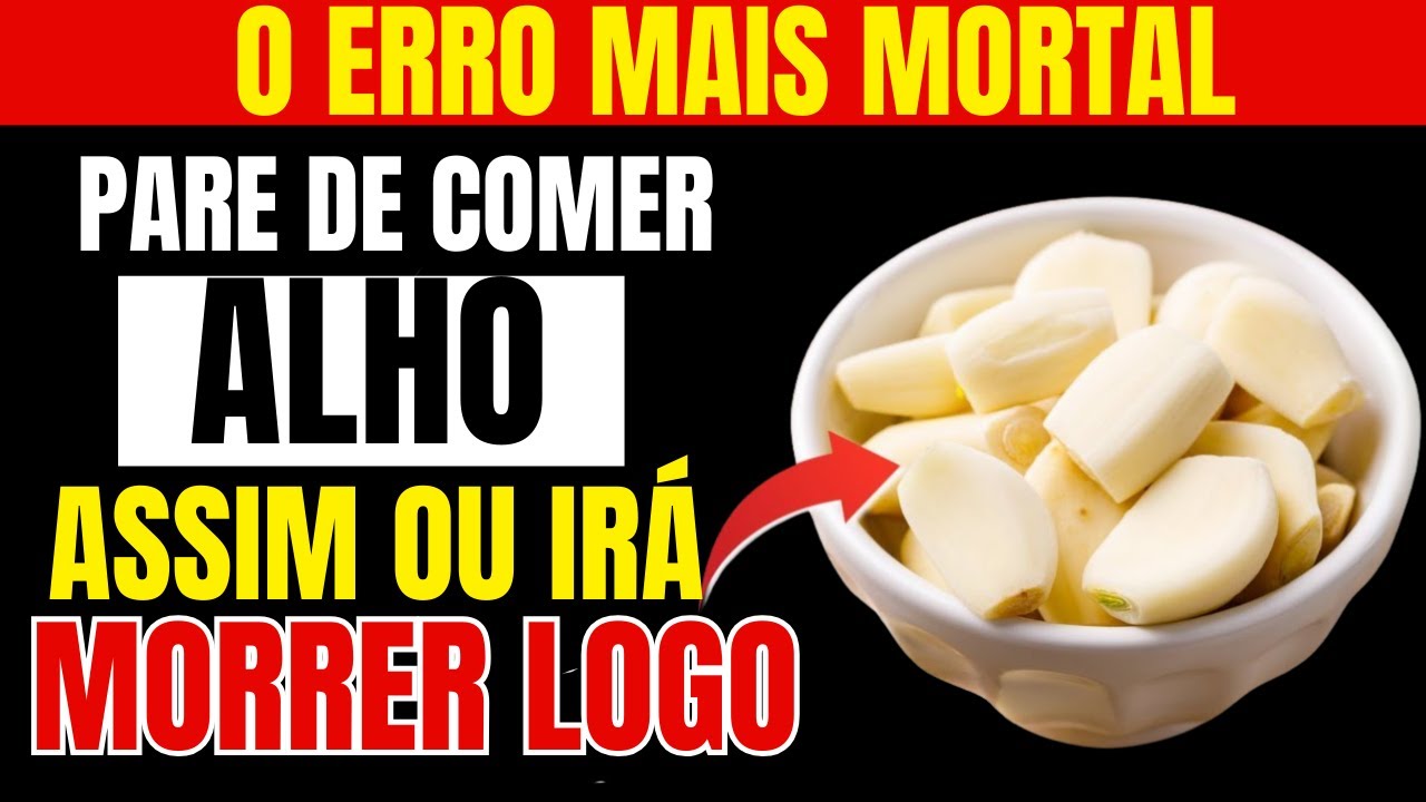 Comer alho? Evite ESTES 10 ERROS Perigosos | Erros com alho que os idosos DEVEM saber!