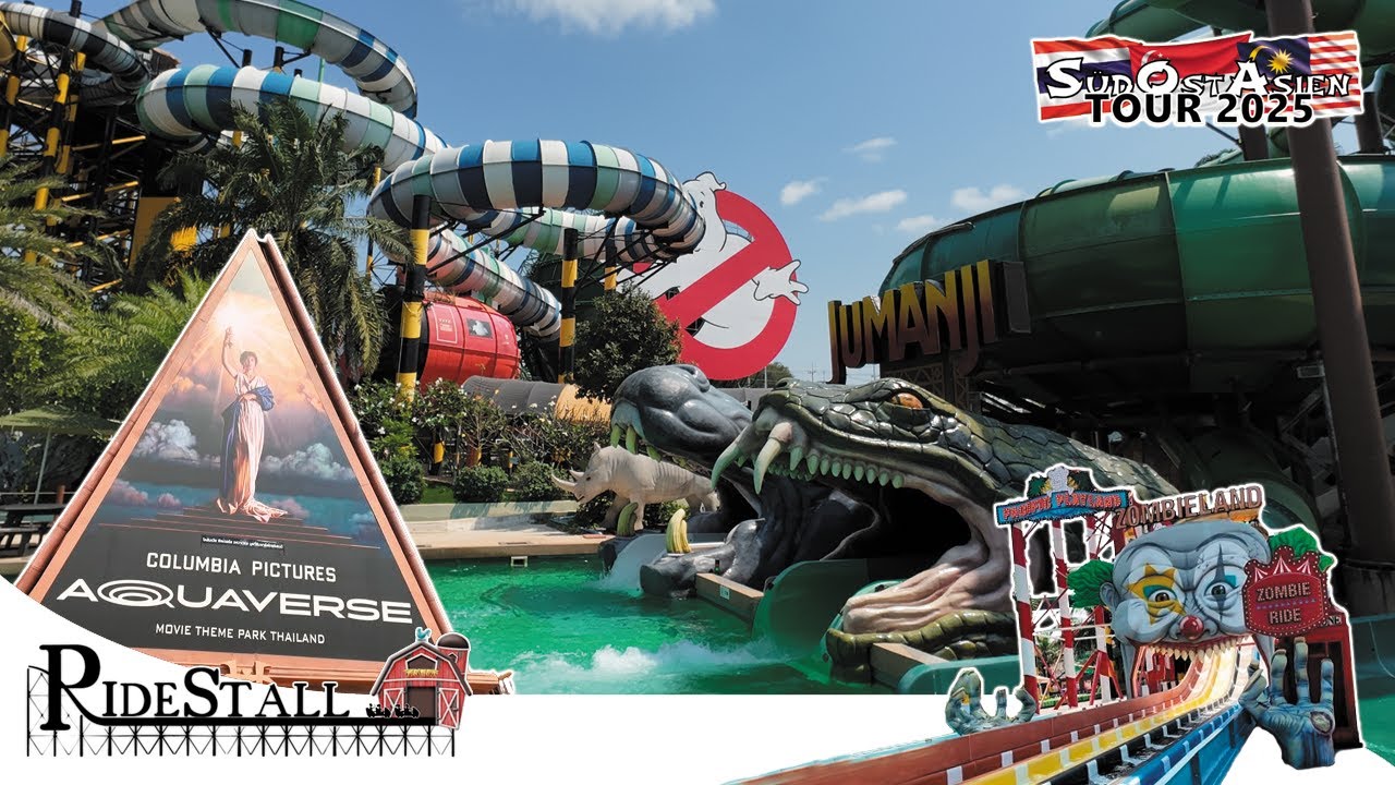 Columbia Pictures Aquaverse - Thailands größter Movie Theme Water Park | SOA 05 VLog