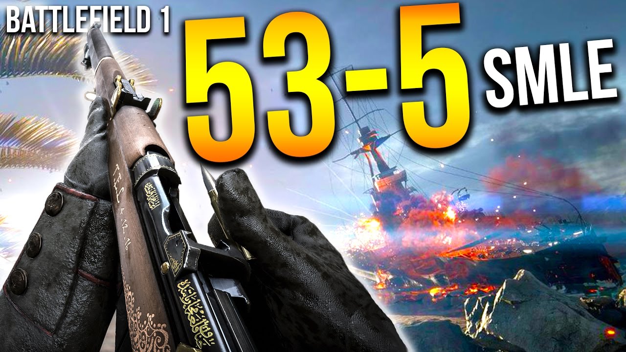 BATTLEFIELD 1 53 KILLS IN 10 MINS SMLE SNIPER | BF1 Scout Gameplay