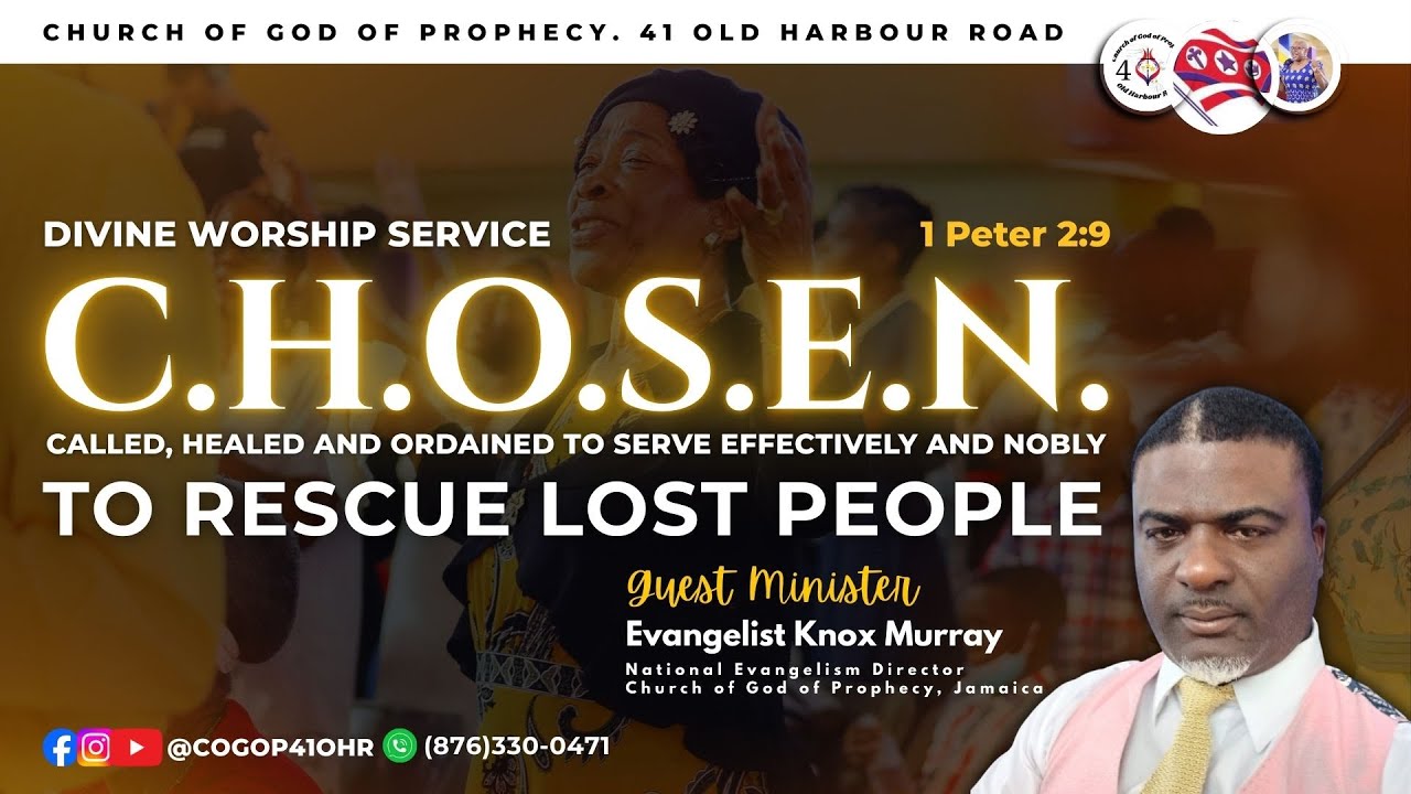 C.H.O.S.E.N. To Rescue Lost People | Week 1 | 41 Divine Worship Service