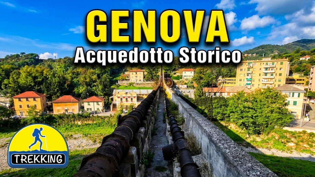 GENOVA: Acquedotto Storico - da Molassana a Staglieno - di Sergio Colombini (Video 4K)