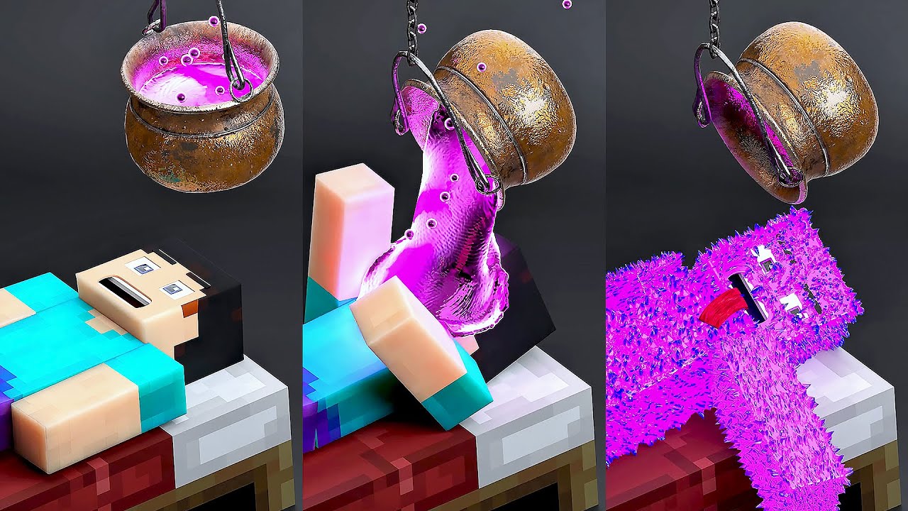 The Most Refreshing Minecraft Simulations 🔥 3D Physics Showcase