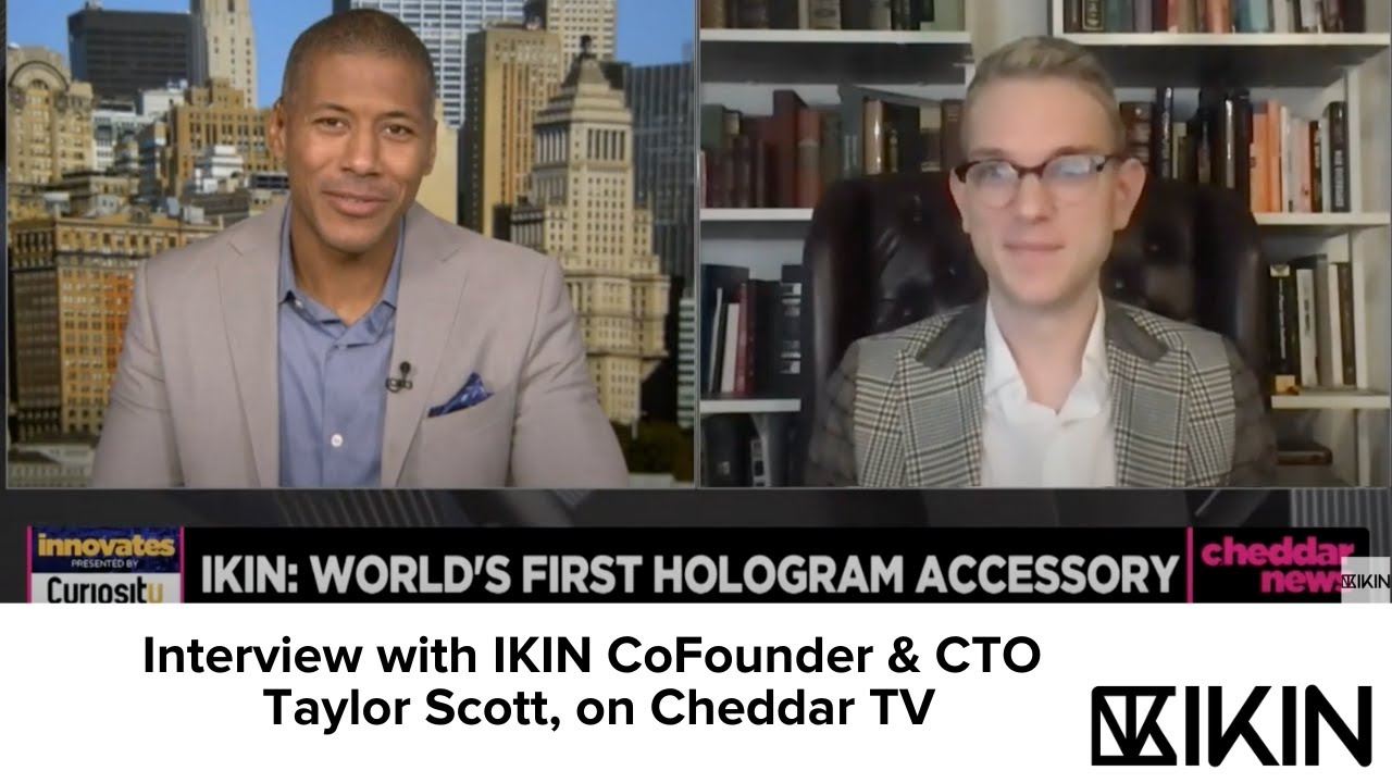 IKIN CoFounder & CTO Taylor Scott Featured on Cheddar TV News