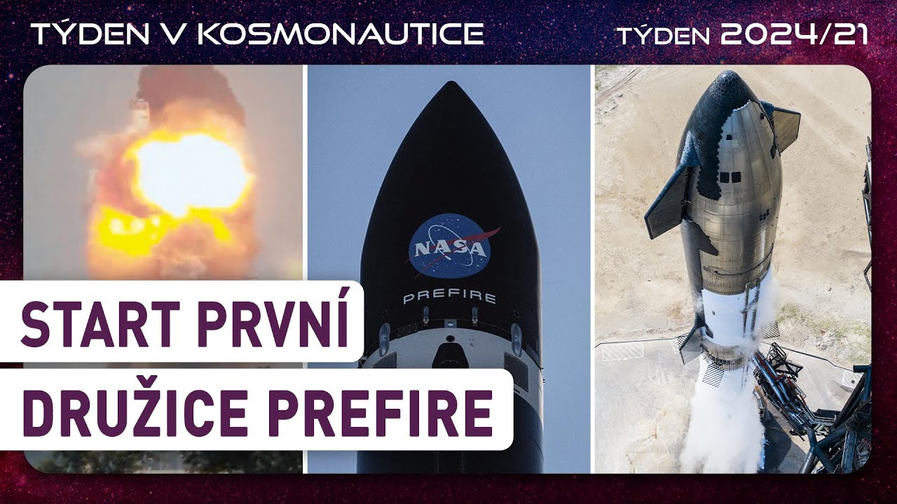 Týden v kosmonautice 2024/21 - Start první družice PREFIRE