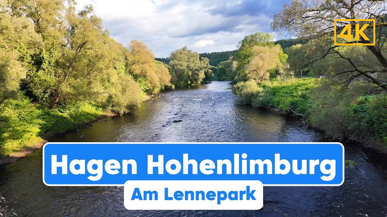 Quit River Walk in Hohenlimburg, Hagen 🚶 | Relaxing 4K Walking Tour along the Lenne