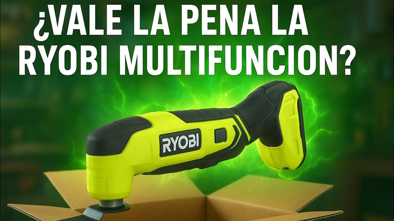 15.- HERRAMIENTA OSCILATORIA RYOBI 18V