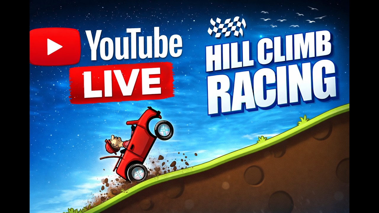 YouTube LIVE 🤢 Hill Climb Racing Gameplay |#talkingtom #gta5