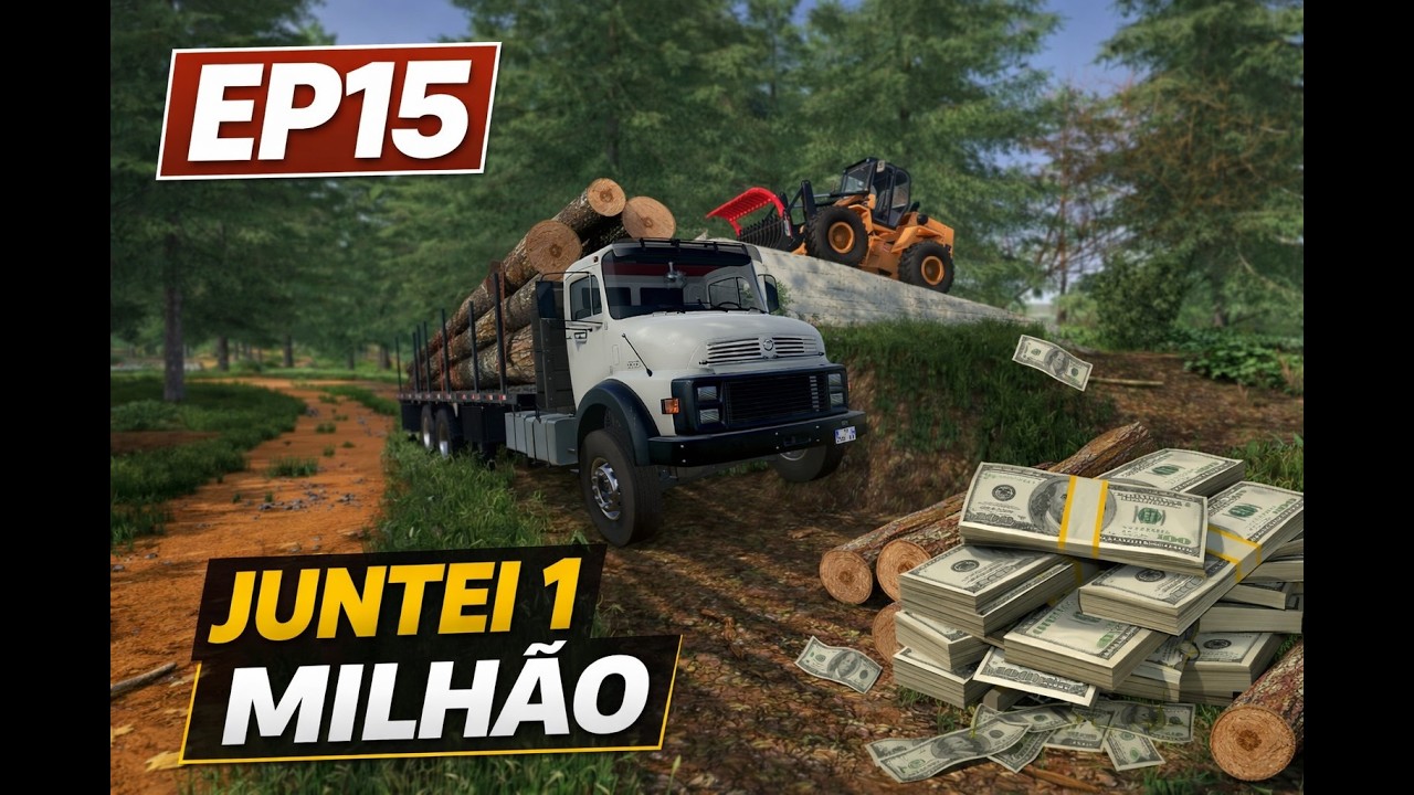 Batemos 1 MILHÃO! Sítio Pirambeiras EP15#farmingsimulator22