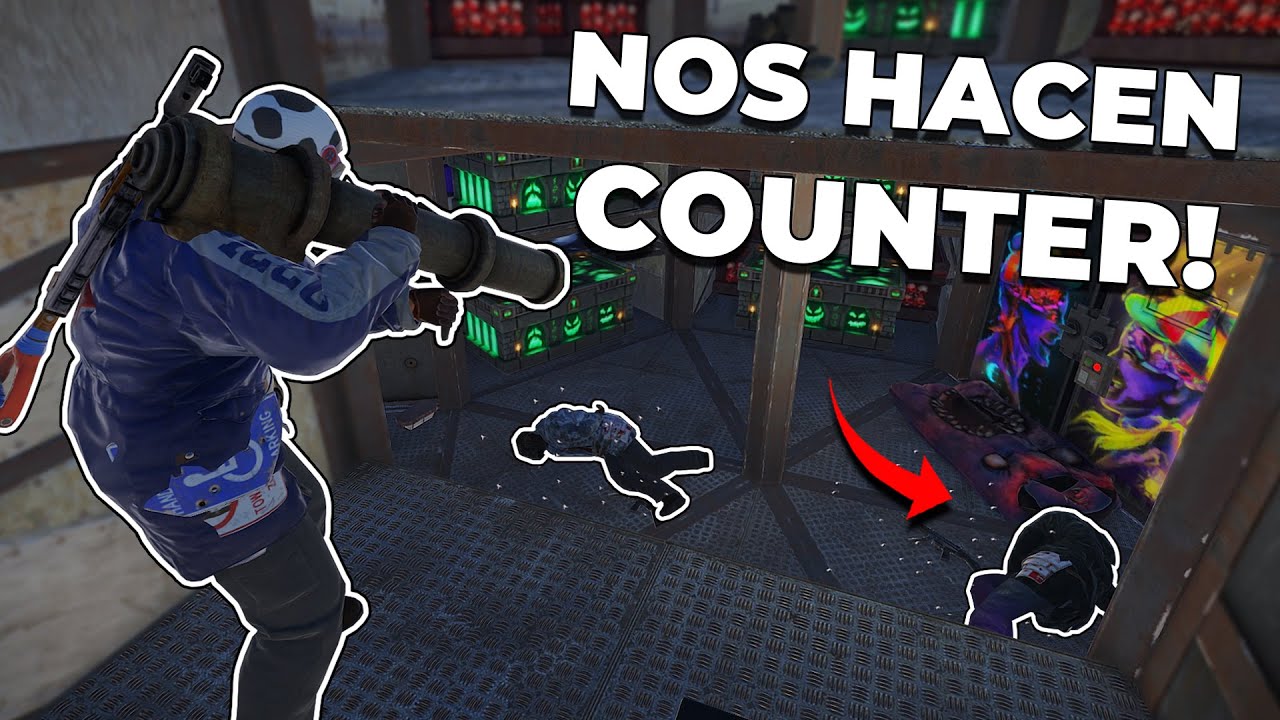 NOS HACEN COUNTER RAID PERO NO ESPERABAN ESTA JUGADA! | RUST Gameplay Espa&ntilde;ol