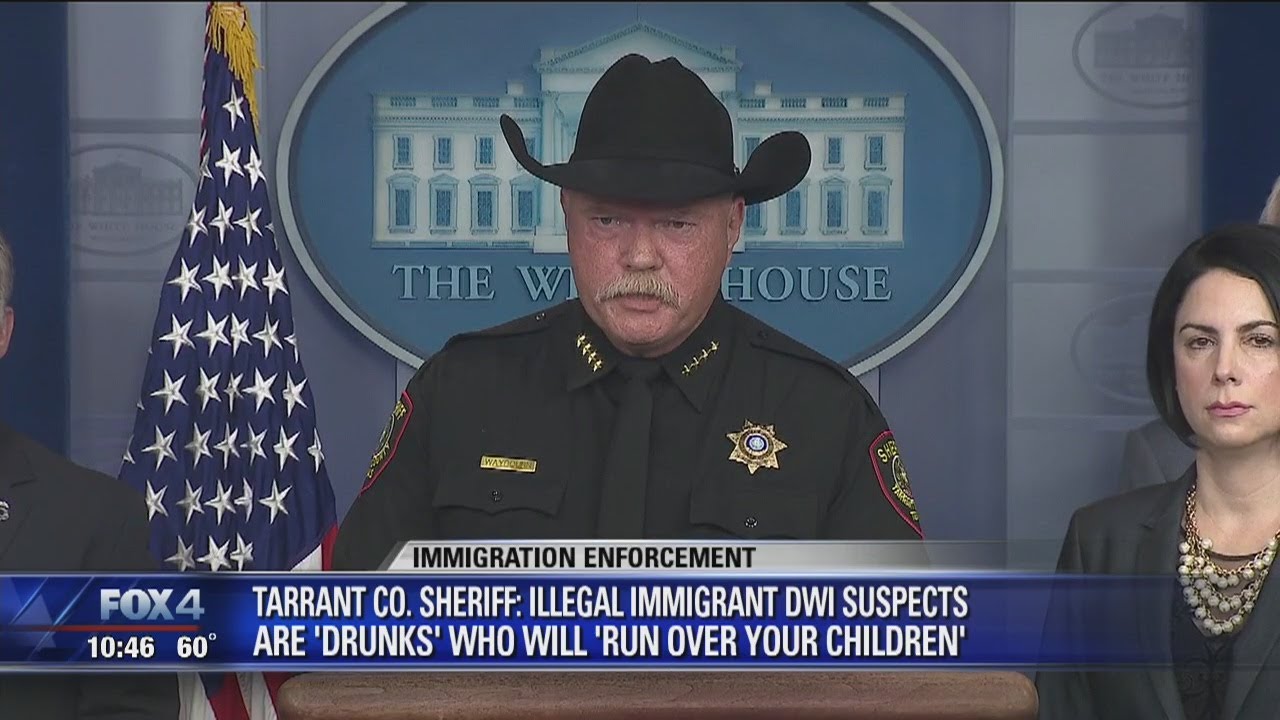 Sheriff: Illegal immigrant DWI suspects are &lsquo;drunks&rsquo; who &lsquo;will run over your children&rsquo;