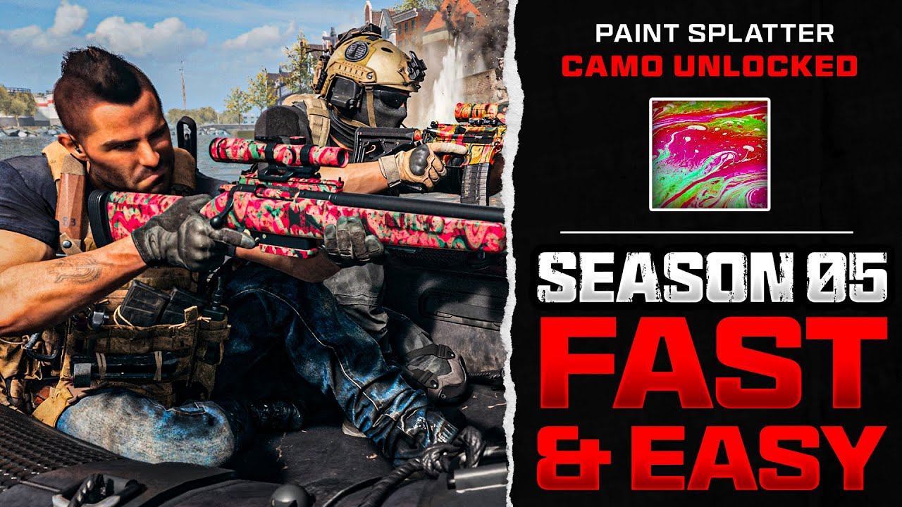 Unlock ALL Season 5 Reloaded Camo Rewards FAST/EASY (NEW MW2 Faction Showdown & Vehicle Challenges)