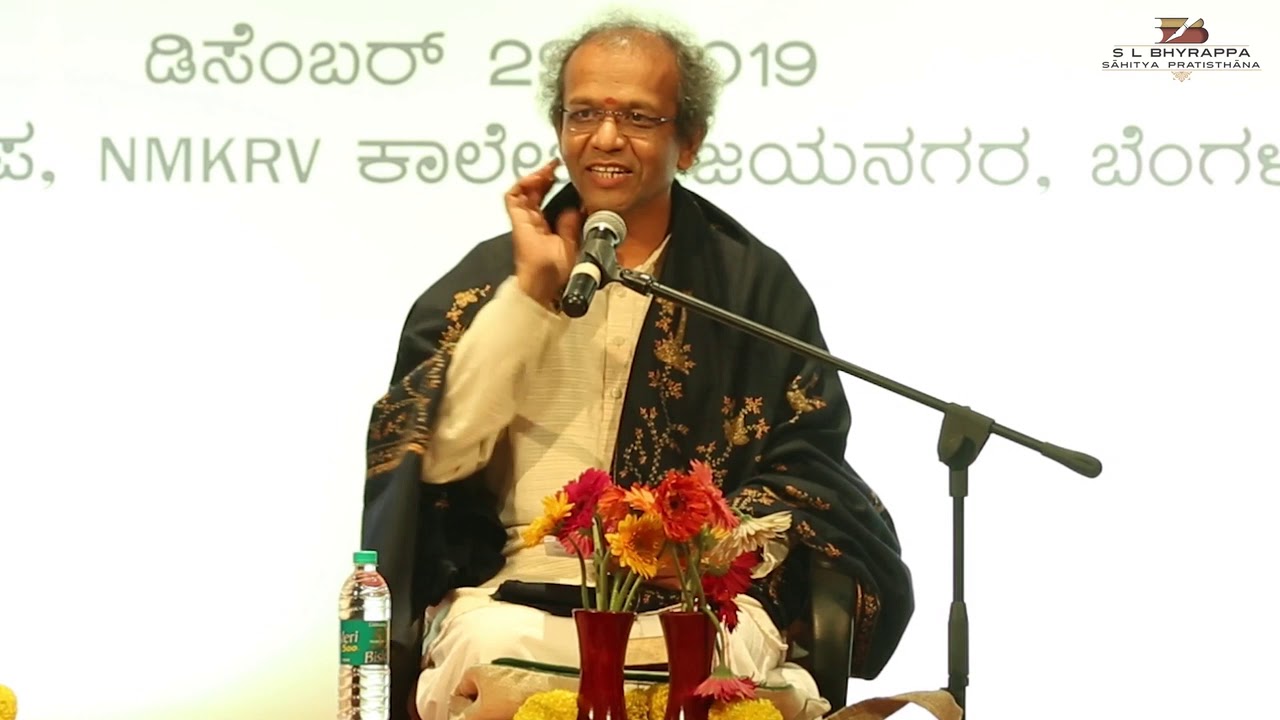 S. L. Bhyrappa  PARVA  Symposium 29 Dec 2019 Speech By Dr. R.Ganesh