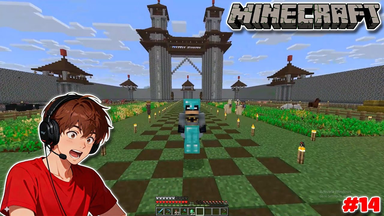 I FINALLY HARVESTED MY BIGGEST FARM | MINECRAFT GAMEPLAY #14