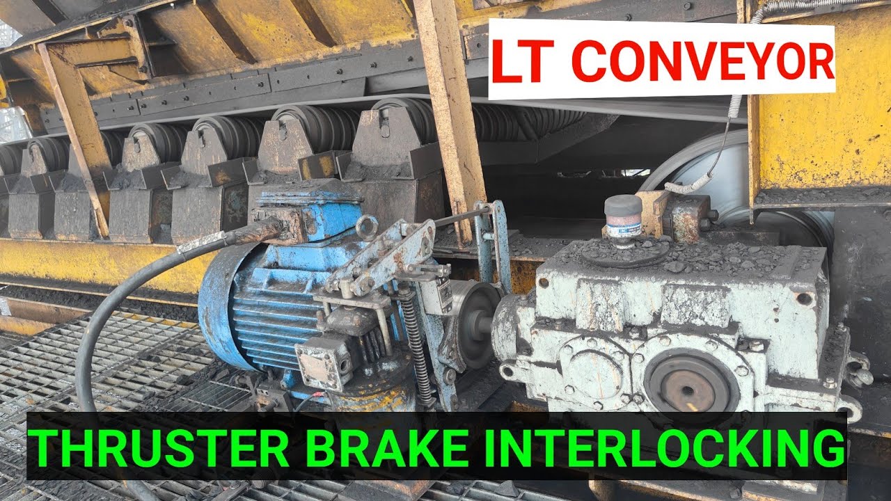 LT Conveyor Working Function || Gear Box Type Conveyor Working Principal || Thruster Brake Function