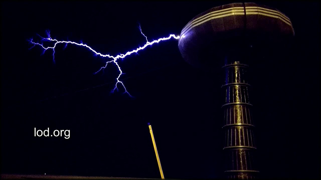 Tuning the new 40ft Tesla tower