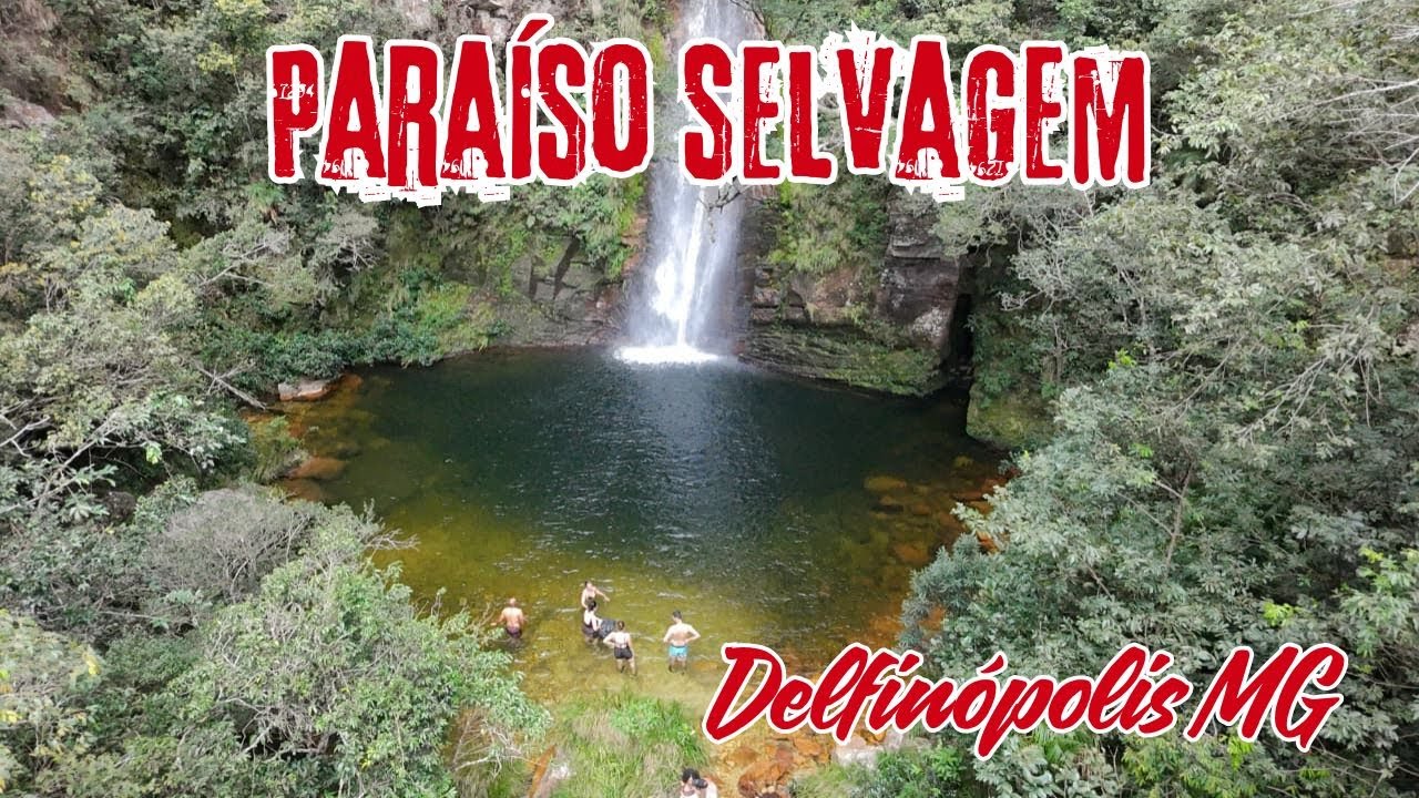 Parece cenário de filme! (Paraíso Selvagem) uma das cachoeiras mais belas de Delfinópolis MG .