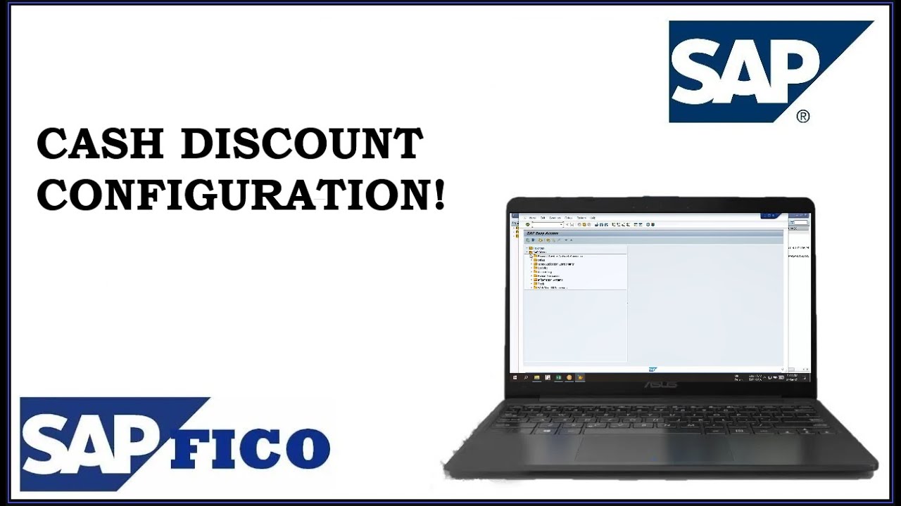 SAP FICO • CASH DISCOUNT CONFIGURATION in Hindi #SAP #SAPFICO