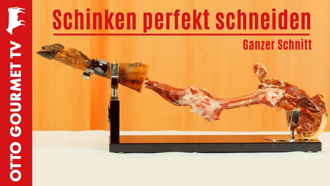 Jamón de Bellota Ibérico - Hinterschinken perfekt schneiden