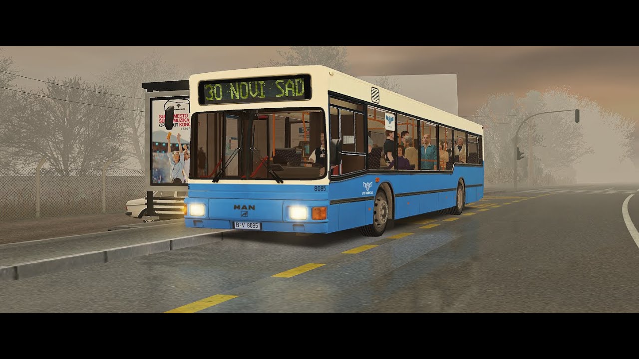 OMSI 2 - MAN NL202 - Novi Sad - Line 30: Pejicevi Salasi - Zeleznicka Stanica