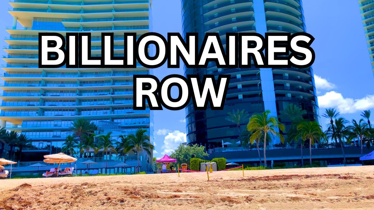 EXCLUSIVE TOUR MIAMI'S BILLIONAIRES ROW | Turnberry, Porsche, Bentley & St. Regis
