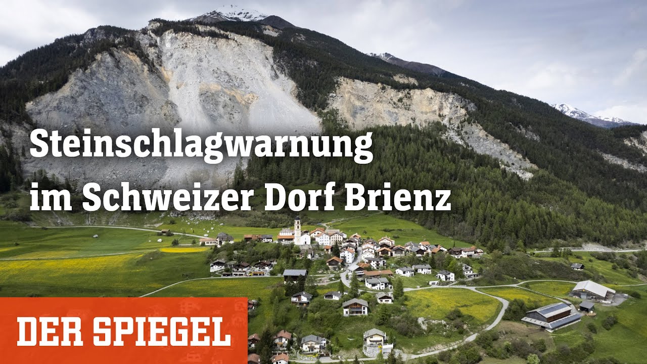 Brienz: Steinschlagwarnung im Schweizer Dorf | DER SPIEGEL
