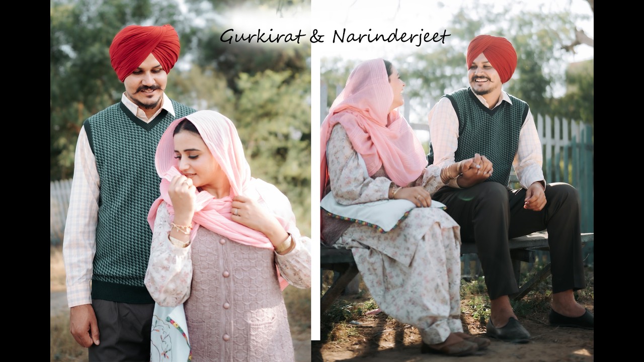 GURKIRAT& NARINDERJEET  PRE WEDDING SHOOT SHARMA ZEE PHOTOGRAPHY JAITU  94173 14861, 94173 88408