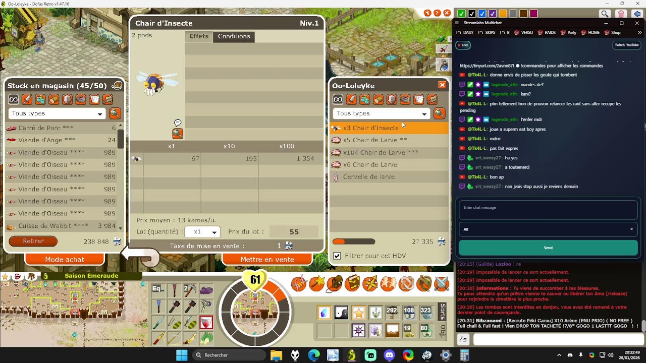 FARM KAMAS #dofusRetro