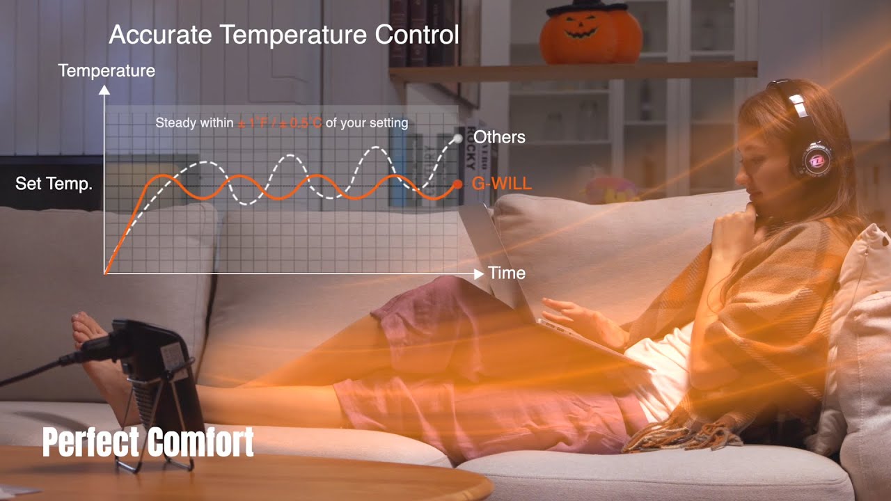 World's First Smart Plug-in Heater with Wake-Up Timer | G-WILL