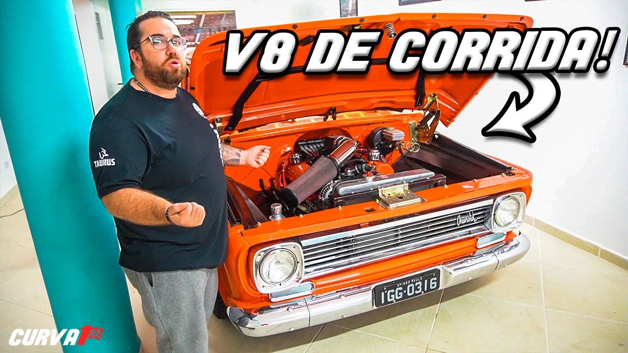 OLHA O MOTOR QUE ELE COLOCOU NESSA CHEVROLET C10!! 🔥